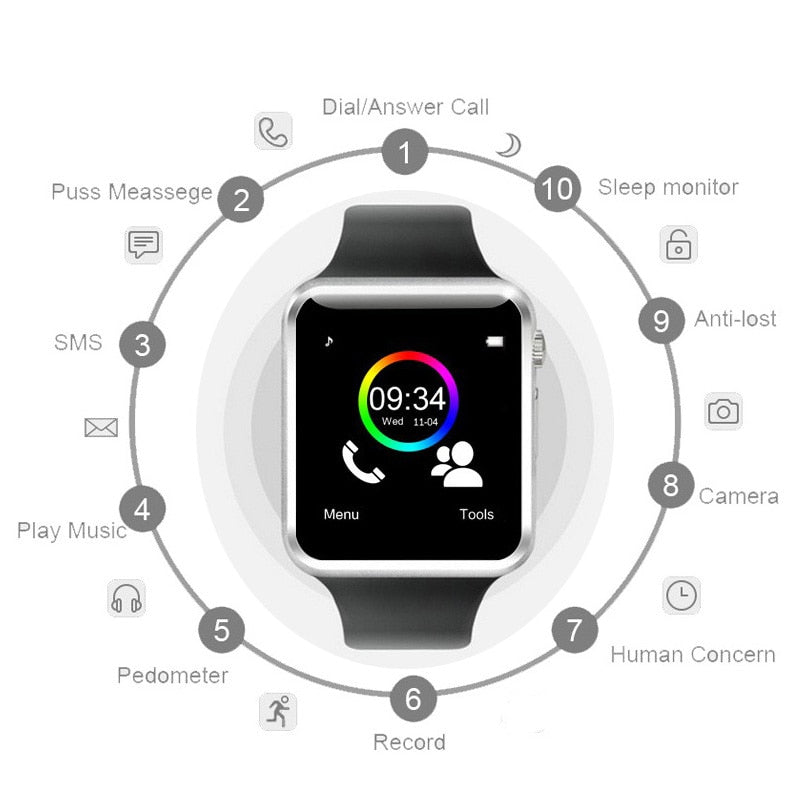 [LEVI 2 PAGUE 1 + FRETE GRATIS] Smartwatch para iPhone e Android